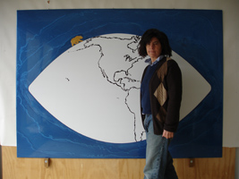 New world Ballgame 2; 60in x 84in